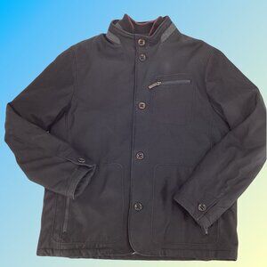 Ted Baker Mens Romeo Funnel-Neck Padded Jacket Coat Black Size 6 US XXL Org $455